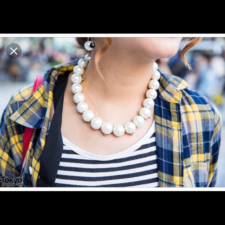 Ann Taylor Factory Choker With Matching Earrings